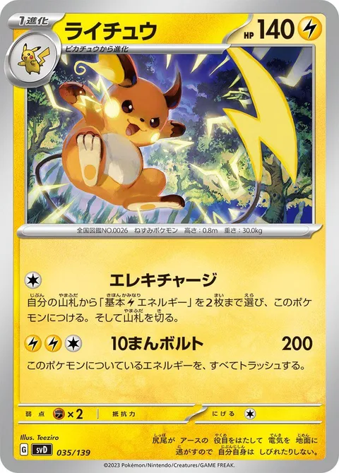 Raichu [Electrocharge | Thunderbolt]