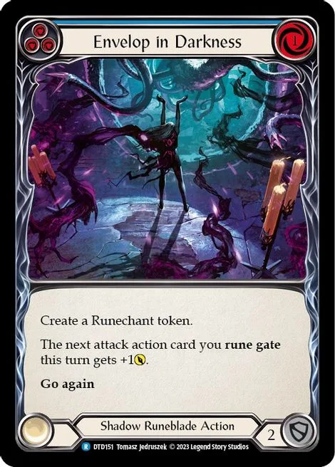 Envelop in Darkness (Blue)