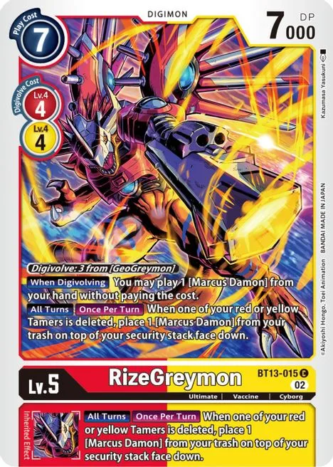 RizeGreymon (BT13-015)