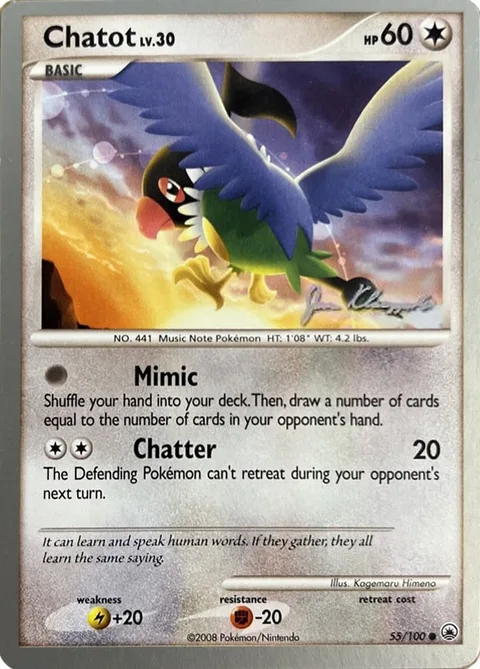 Chatot Lv.30 [Mimic | Chatter]