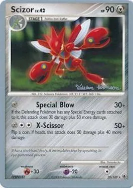 Scizor Lv.42 [Special Blow | X-Scissor]