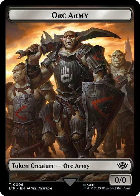 Orc Army Token (B 0/0) // Food Token