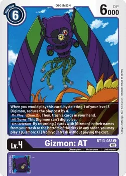 Gizmon: AT (BT13-083)