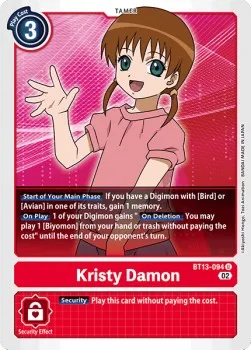 Kristy Damon (BT13-094)