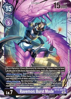 Ravemon: Burst Mode (BT13-092)