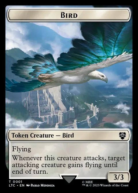 Bird Token (W 3/3 Attacks) // Food Token