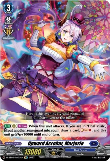 Upward Acrobat, Marjorie [D Format]