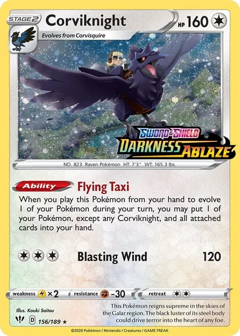 Corviknight [Flying Taxi | Blasting Wind]
