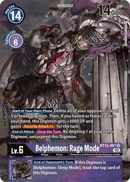 Belphemon: Rage Mode (BT13-091)