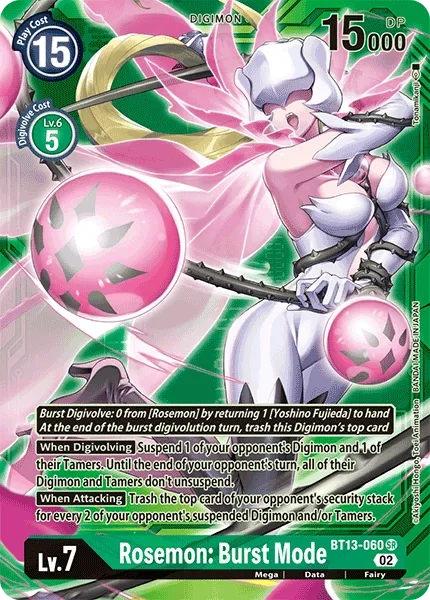 Rosemon: Burst Mode (BT13-060)