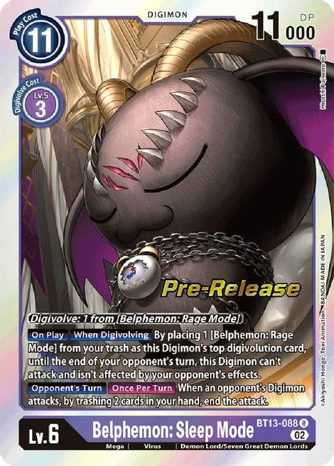 Belphemon: Sleep Mode (BT13-088)
