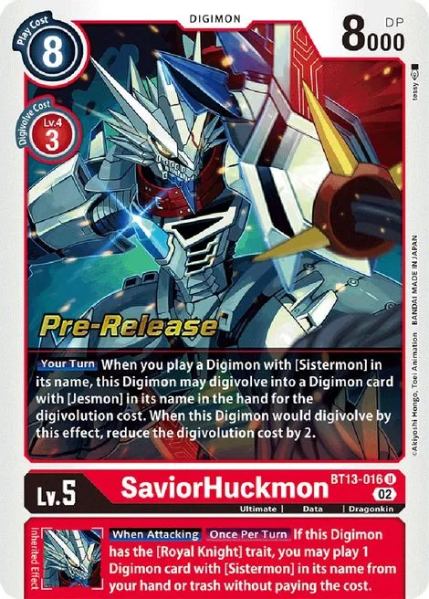 SaviorHuckmon (BT13-016)