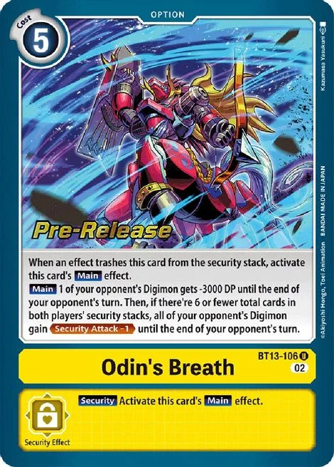 Odin's Breath (BT13-106)