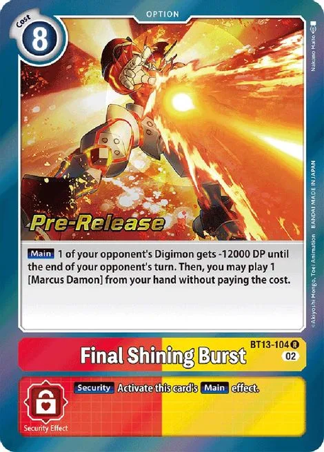 Final Shining Burst (BT13-104)