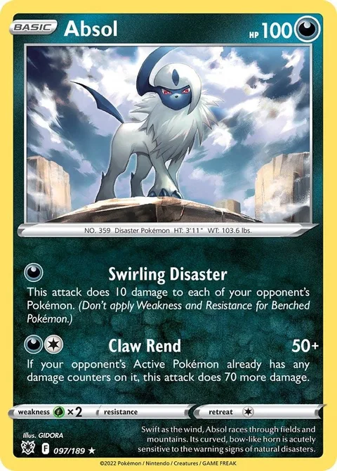 Absol [Swirling Disaster | Claw Rend]