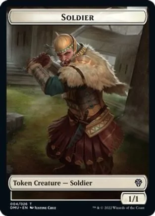 Soldier Token (W 1/1) // Beast Token (G 3/3)