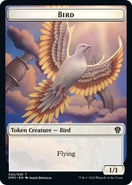 Monk Token (R 1/1) // Bird Token (W 1/1)