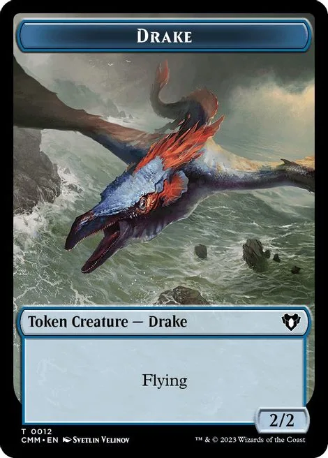 Drake Token (U 2/2) // Human Soldier Token (W 1/1)