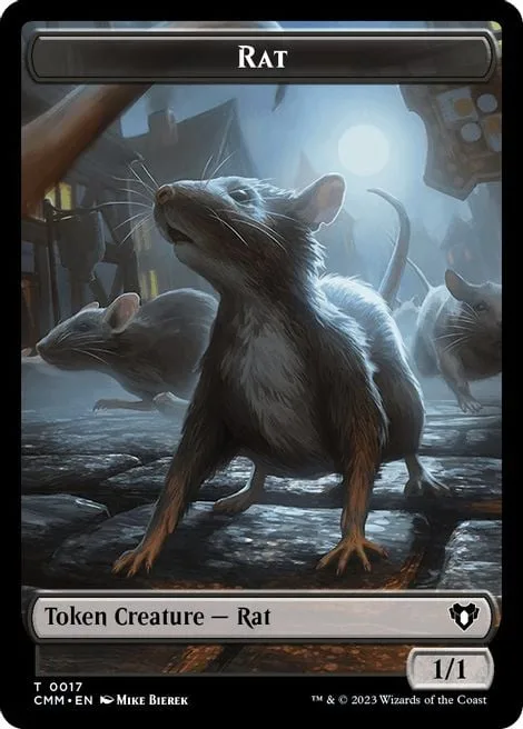 Rat Token (B 1/1) // Eldrazi Token (C 10/10)