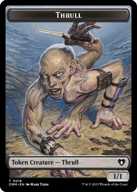 Thrull Token (B 1/1) // Bird Token (W 1/1)