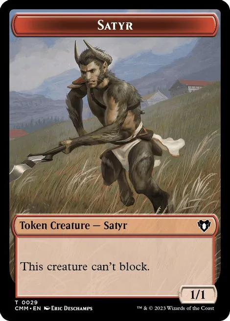 Satyr Token (R 1/1) // Eldrazi Scion Token (C 1/1)