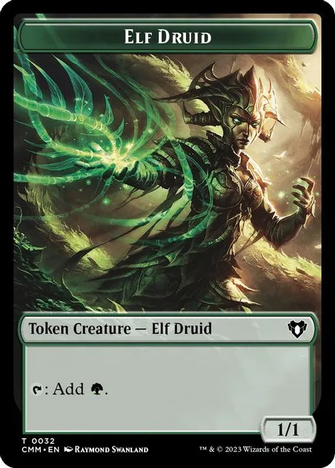 Elf Druid Token (G 1/1) // Eldrazi Spawn Token (C 0/1)