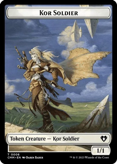 Kor Soldier Token (W 1/1) // Servo Token (A 1/1)