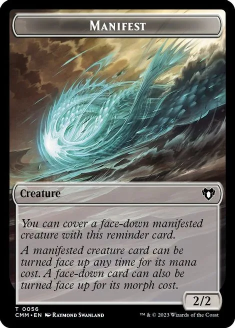 Manifest Token // Phyrexian Germ Token (B 0/0)