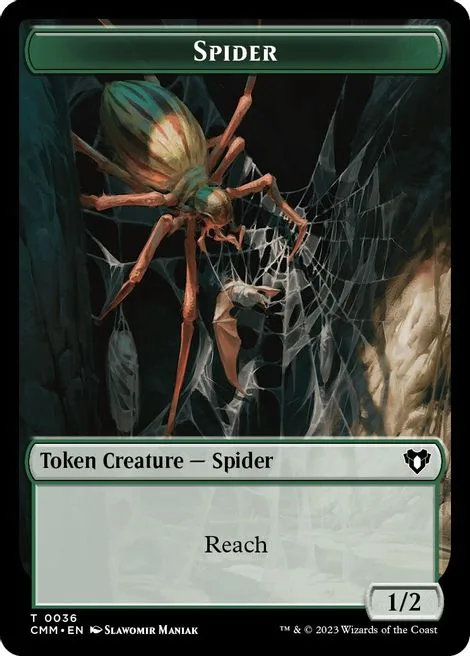 Spider Token (G 1/2) // Clue Token