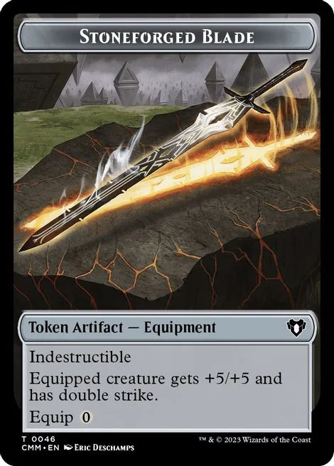 Stoneforged Blade Token // Spirit Token (WB 1/1)