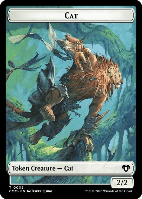 Cat Token (W 2/2) // Human Soldier Token (W 1/1)