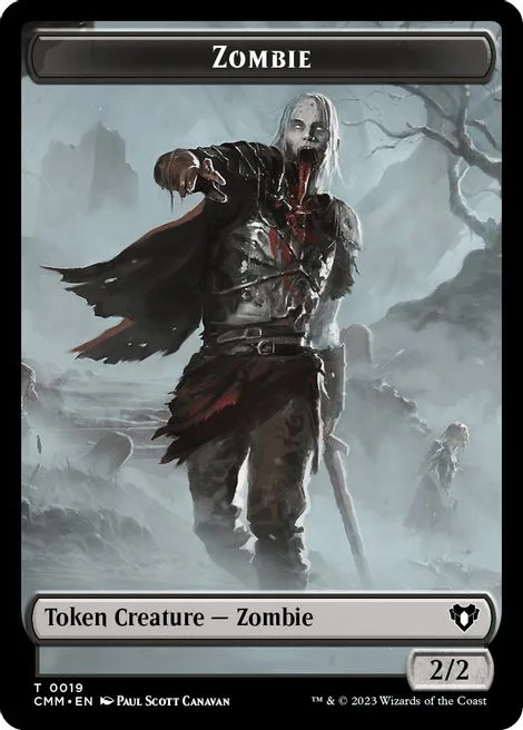 Bird Illusion Token (U 1/1) // Zombie Token (B 2/2)