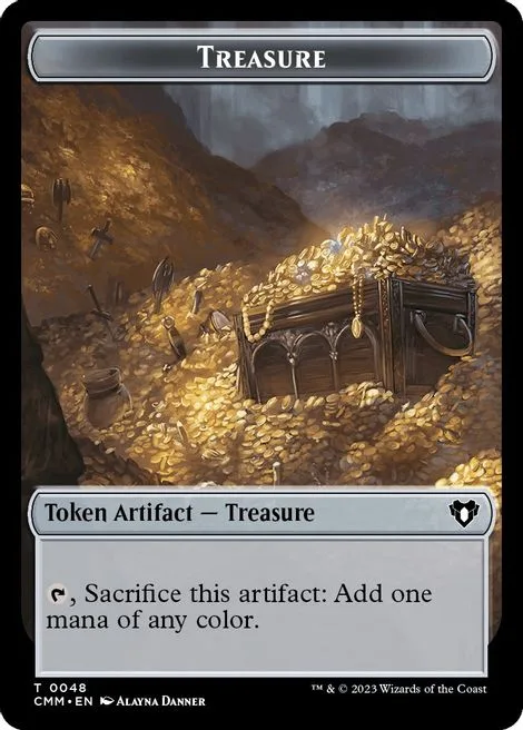 Phyrexian Myr Token (A 1/1) // Treasure Token