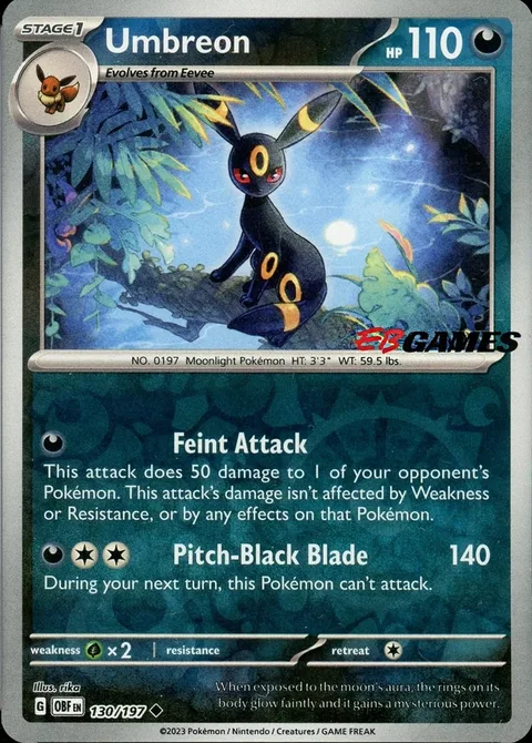 Umbreon [Feint Attack | Pitch-Black Blade]