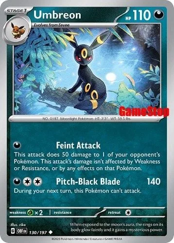 Umbreon [Feint Attack | Pitch-Black Blade]