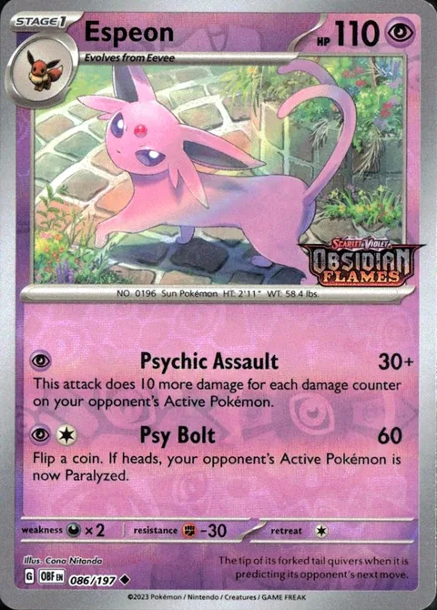 Espeon [Psychic Assault | Psy Bolt]