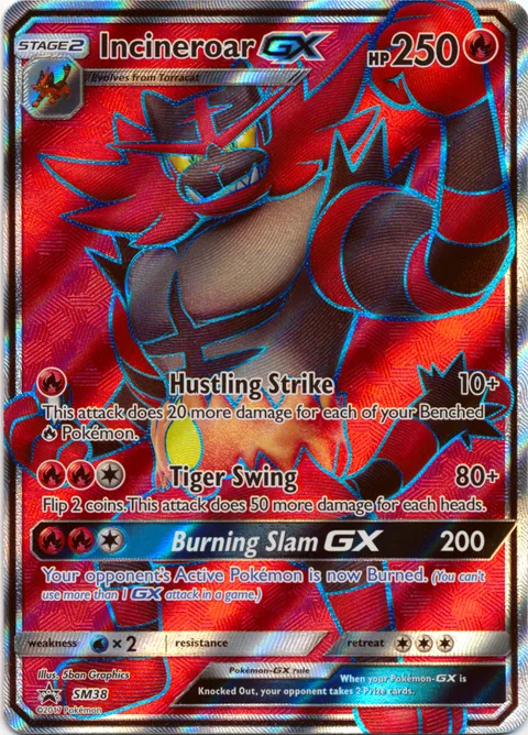 Incineroar GX [Hustling Strike | Tiger Swing | Burning Slam GX]