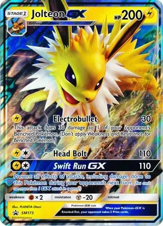 Jolteon GX [Electrobullet | Head Bolt | Swift Run GX]