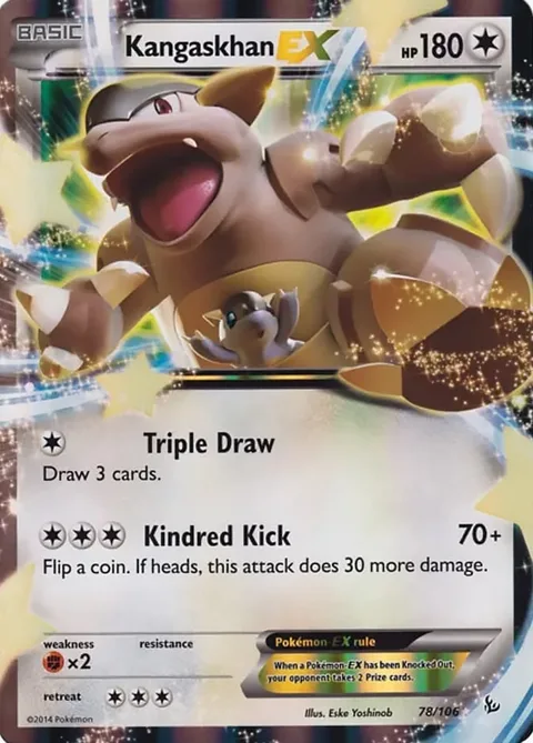 Kangaskhan EX [Triple Draw | Kindred Kick]