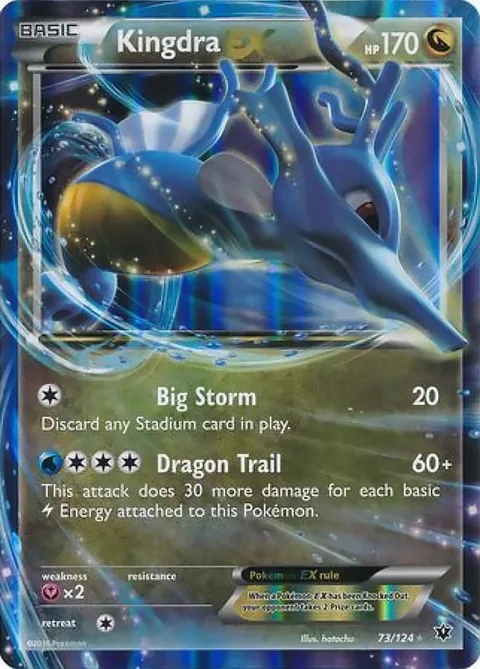 Kingdra EX [Big Storm | Dragon Trail]