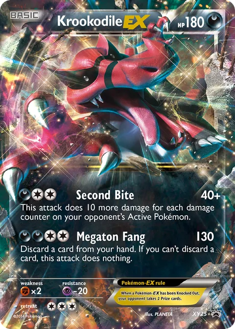 Krookodile EX [Second Bite | Megaton Fang]