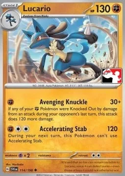 Lucario [Avenging Knuckle | Accelerating Stab]
