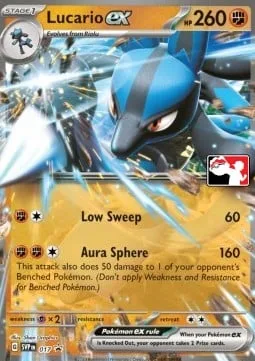 Lucario ex [Low Sweep | Aura Sphere]