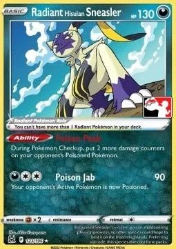 Radiant Hisuian Sneasler [Poison Peak | Poison Jab]