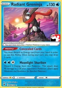Radiant Greninja [Concealed Cards | Moonlight Shuriken]