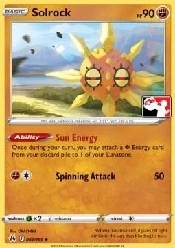 Solrock [Sun Energy | Spinning Attack]