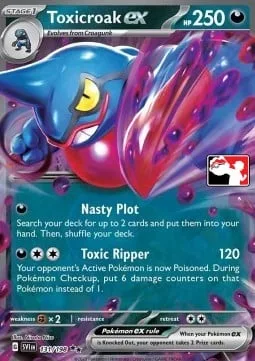 Toxicroak ex [Nasty Plot | Toxic Ripper]