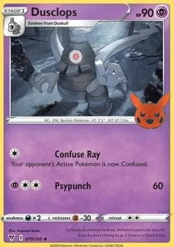 Dusclops [Confuse Ray | Psypunch]