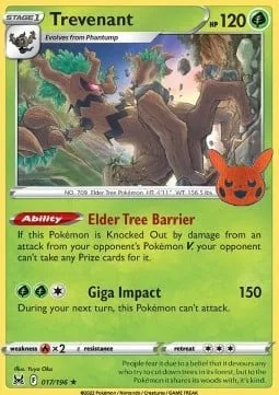 Trevenant [Elder Tree Barrier | Giga Impact]