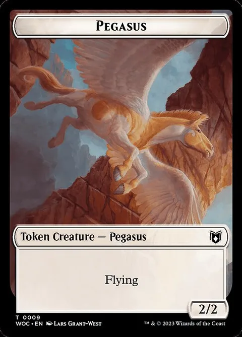 Pirate Token (R 4/2) // Pegasus Token (W 2/2)